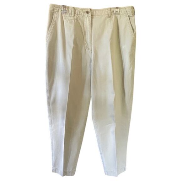 Venezia Jeans High-Waist Pleated Tapered Pants – Size 16 – Made in Hong Kong - Picture 2 of 6